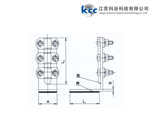 巴音郭楞螺栓型铜铝过渡设备线夹