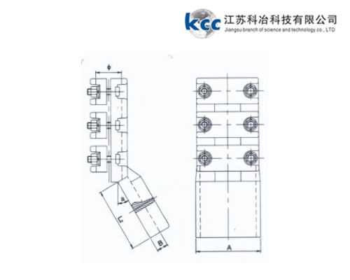 阿克苏耐热导线/大截面导线螺栓型设备线夹